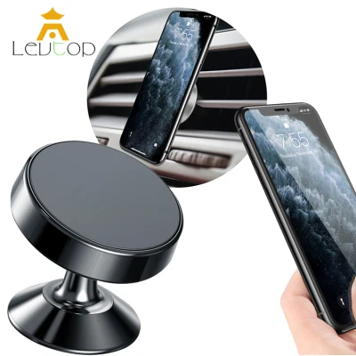 LEVTOP【Promotion】Magnetic Car Phone Holder Air Vent Dashboard Mount Magnet Stand 360 Degree Universal Mobile Cell Phone Holder