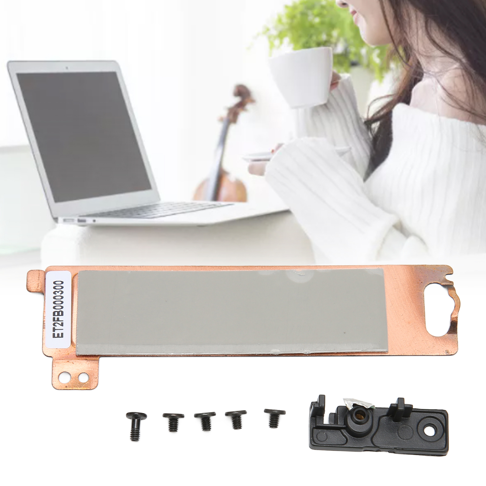 Vĩ độ SSD tản nhiệt Bìa SSD tản nhiệt Bìa hợp kim nhôm với khung cho NVMe M.2 NGFF SSD