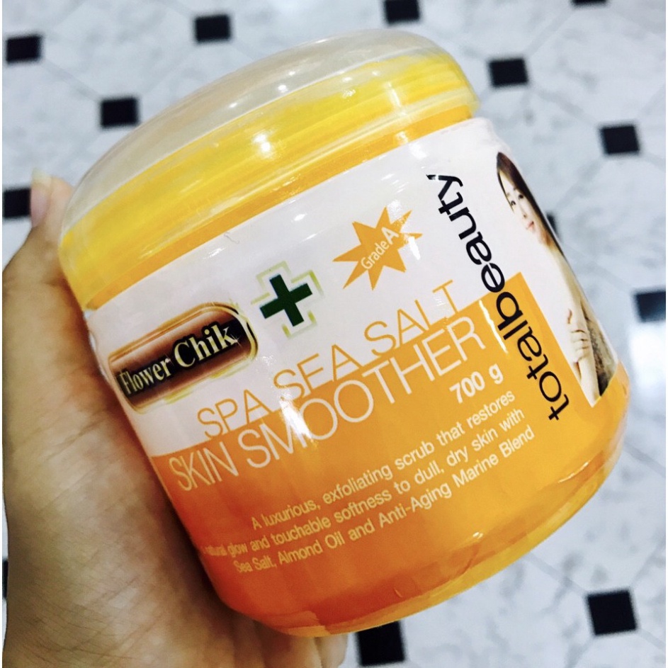 Chính hãng Muối tắm tẩy tế bào chết Flower Chik Spa Sea Salt Thái Lan