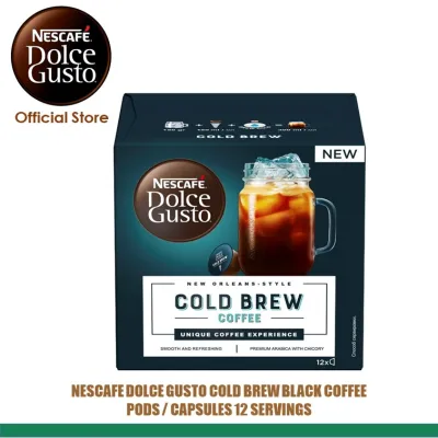 Nescafe Dolce Gusto Cold Brew Black Coffee Pods / Coffee Capsules 12 servings [Expiry Oct 2022]