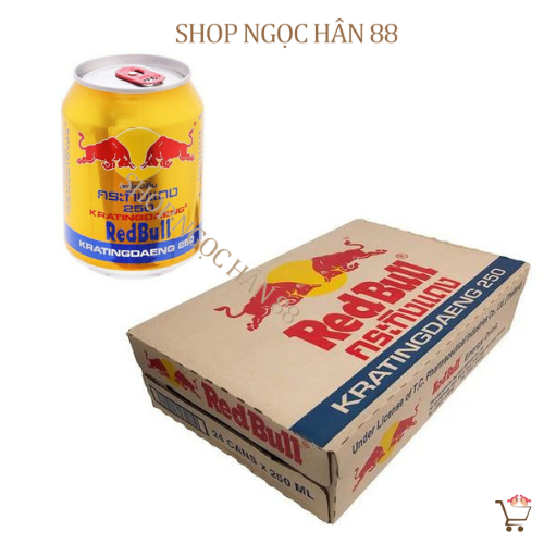 Bò Húc Thái RedBull thùng 24 lon x 250ml [Chính Hãng]