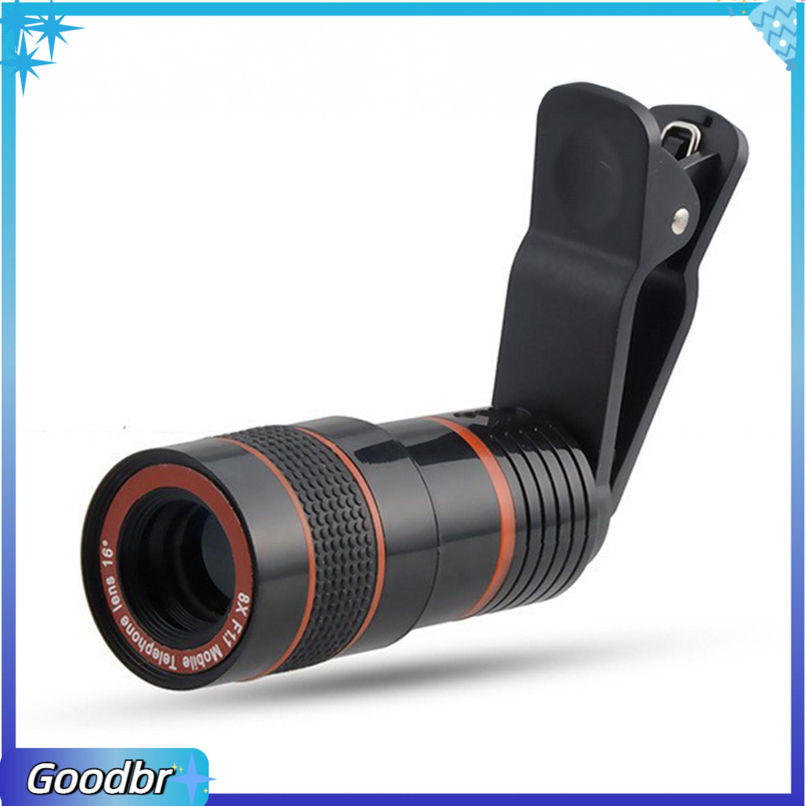 Goodbro Phụ kiện điện thoại 8x Ống kính camera điện thoại tăng cường Chụp ảnh điện thoại của bạn với tập tin đính kèm ống kính tiêu cự dài 8x hoàn hảo