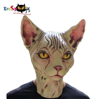 Halloween mới lạ Mặt nạ mèo Trang phục Đảng Dễ thương Đầu thú Mặt nạ latex thumbnail