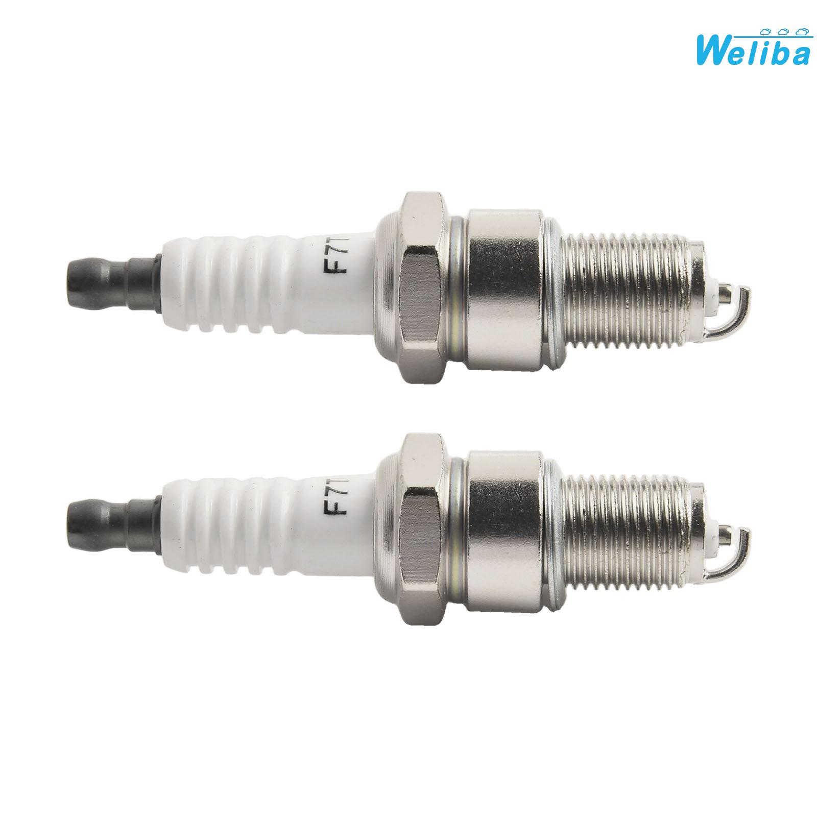 【BEAUROOM】 Reliable Performance 2X Spark Plug Perfect Fit for Hecht Einhell Brast [good day][New product release] ราคา 99 บาท*ส่งฟรี