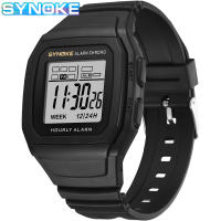 SYNOKE Mens watch LED display digital watch fashion sports waterproof