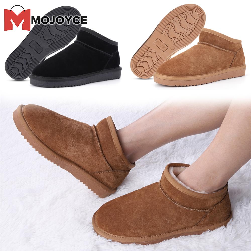 MOJOYCE Women's Winter Ankle Boots Snow Shoes Waterproof Faux Fur Lined Anti-Slip Hiking Boots for Cold Weather ราคา 928 บาท*ส่งฟรี