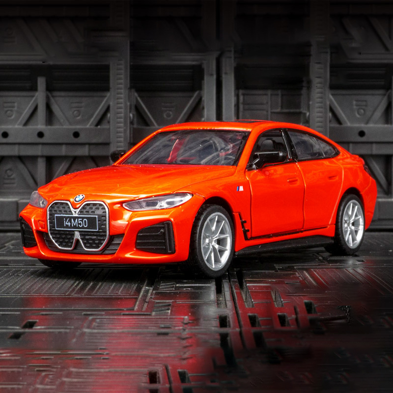 1:34 BMW I4 M50 Siêu Xe Mô Hình HợP Kim Đồ chơi xe hơi Diecasts Đúc Kim Loại âm thanh và ánh sáng đồ