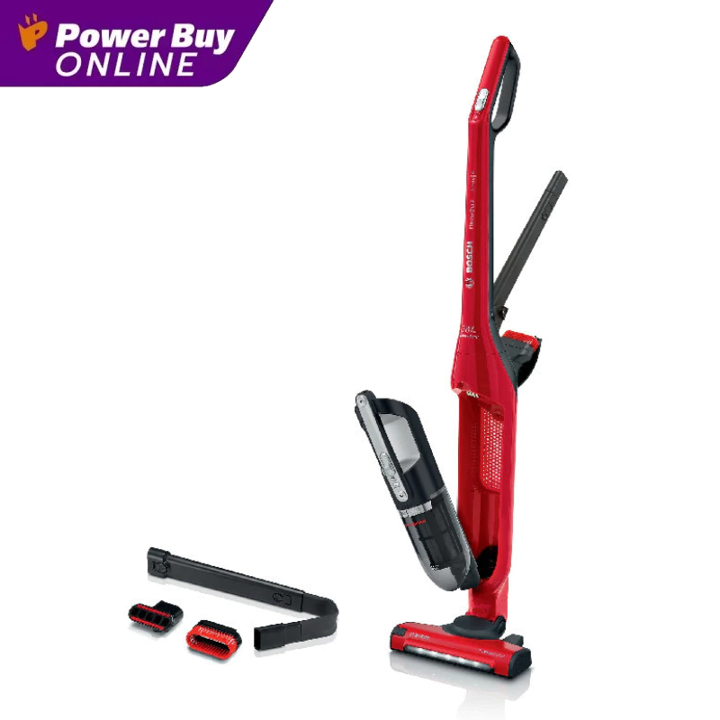 BOSCH เครื่องดูดฝุ่นแบบด้าม (0.4 ลิตร, สีแดง) รุ่น BBH3ZOO28 ราคา 10,900 บาท*ส่งฟรี