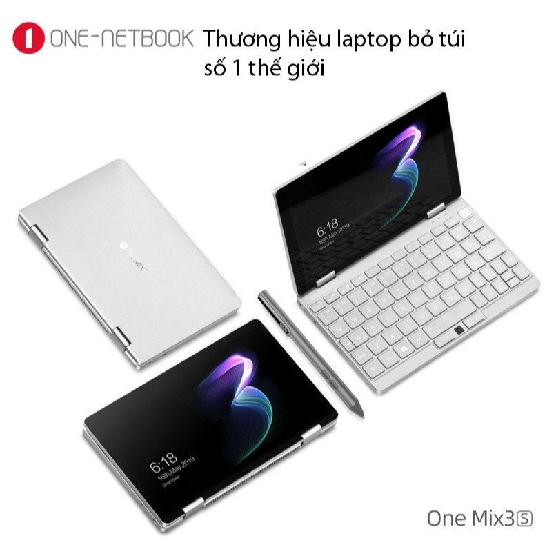 [Bỏ túi] Laptop pocket mini 8 inch Onemix 3 3s 3pro  màn hình cảm ứng cực kỳ nhỏ gọn cho người hay d