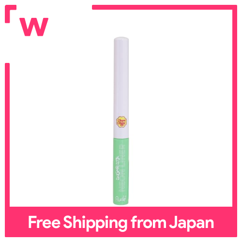 Bút kẻ mắt thô lỗ CHUPA chups đường dính Neon lót lượn sóng DƯA HẤU (màu xanh neon)
