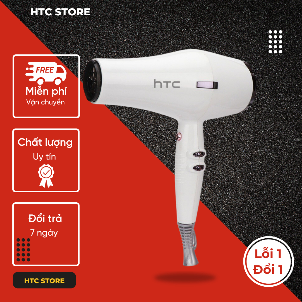 Máy sấy tóc ef2026 tạo kiểu htc cao cấp 2 chiều công xuất lớn 2300w công suất lớn sấy nhanh chóng tiện lợi tạo kiểu tóc chuyên