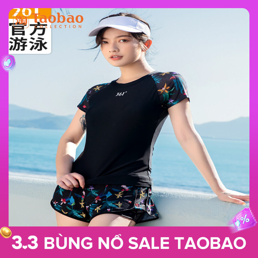 FFĐồ Bơi 361 ° Nữ Bộ Đồ Bơi Hai Chiếc Kiểu Phân Mảnh Đồ Bơi Kín Đáo  Che Bụng Mẫu Mới 202135
