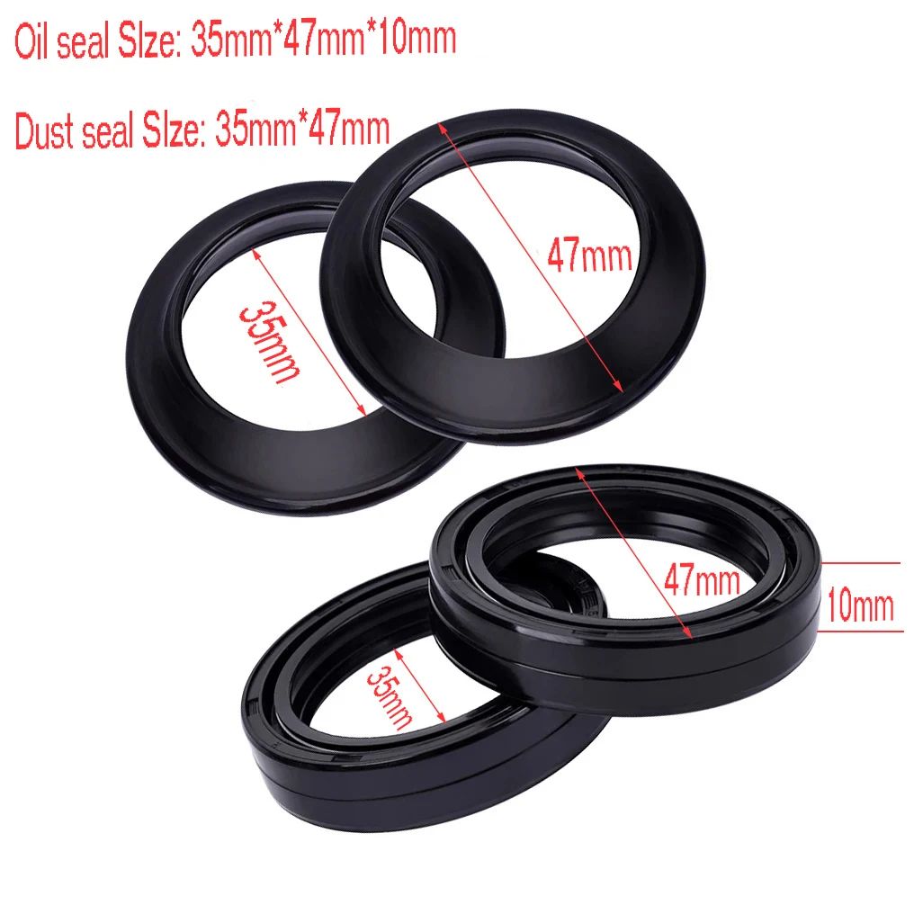 Fork Oil Seal Kit 35x47x10/10.5mm – Compatible With Marzocchi 35mm Fork Tubes