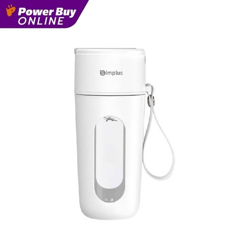 SIMPLUS เครื่องปั่นน้ำผลไม้แบบพกพา (80 วัตต์, 0.4 ลิตร) รุ่น ZZJH006WH00 ราคา 629 บาท*ส่งฟรี