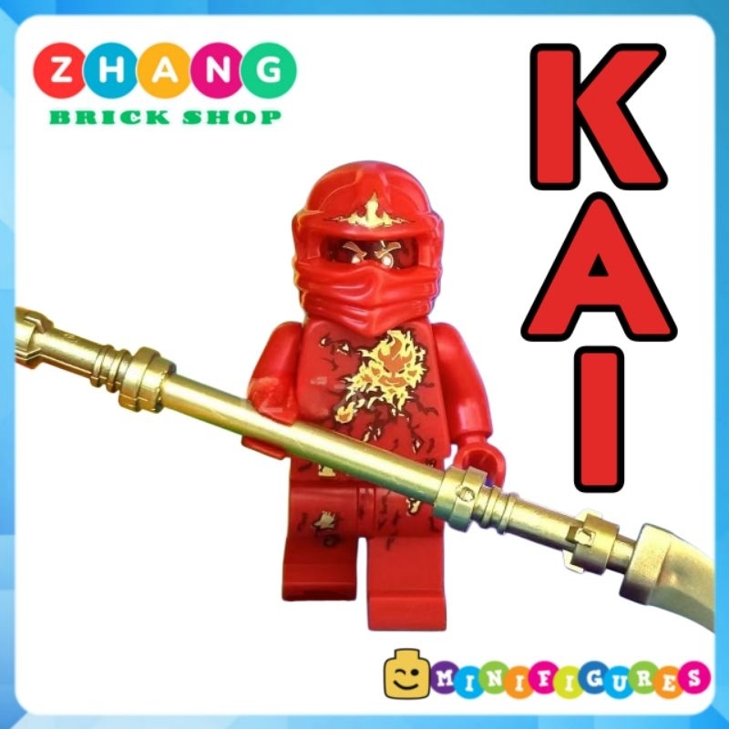 Đồ chơi xếp hình Ninjago NRG Zane Kai Cole Jay kèm tứ thần binh vàng óng Minifigures NRG