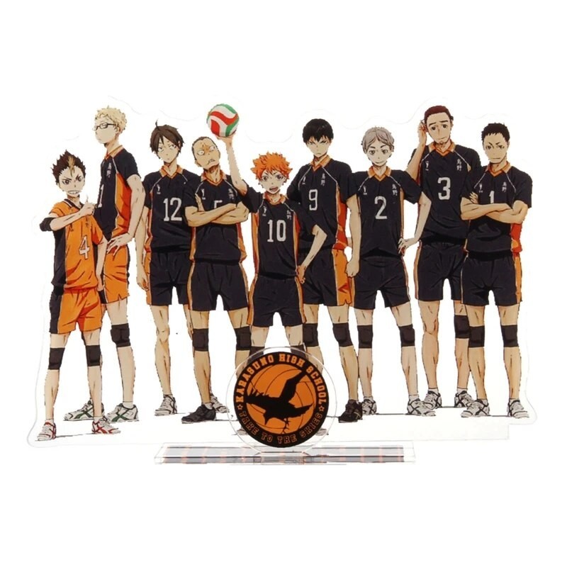 Mô hình Standee Haikyuu Hinata Shoyo Tobio Kenma Kuroo Akaashi Kotaro Kei Yaku 41 Phụ kiện trang trí để bàn góc học tập