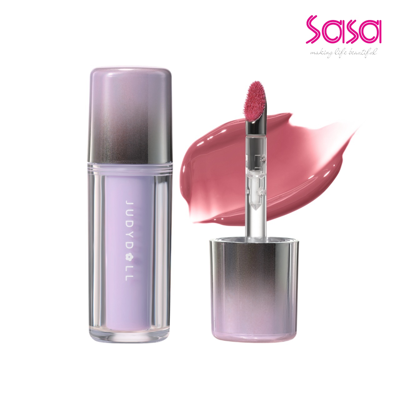 JUDYDOLL Dual Flash Watery Lip Gloss (#02 / #04 / #09 /