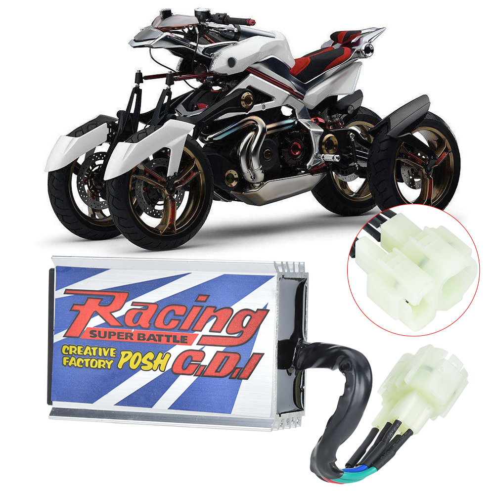 4 pin + 2 pin hiệu suất đánh lửa cdi đơn vị gy6 giao diện phù hợp cho gy6 150cc 200cc 250cc pit pro trail off-road xe