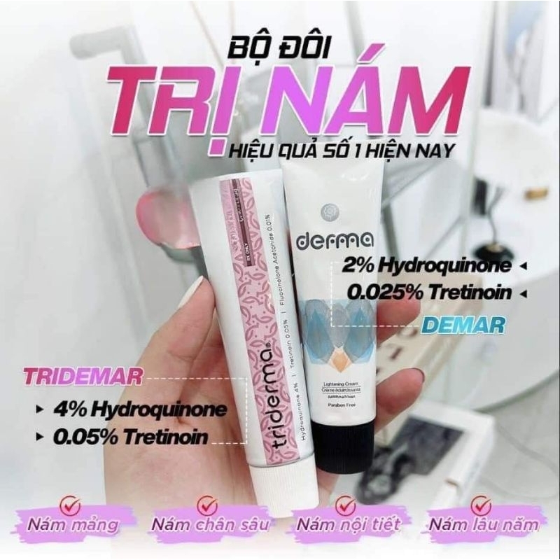 Kem mờ ƞám Derma Lightening Cream làm sáng đều da