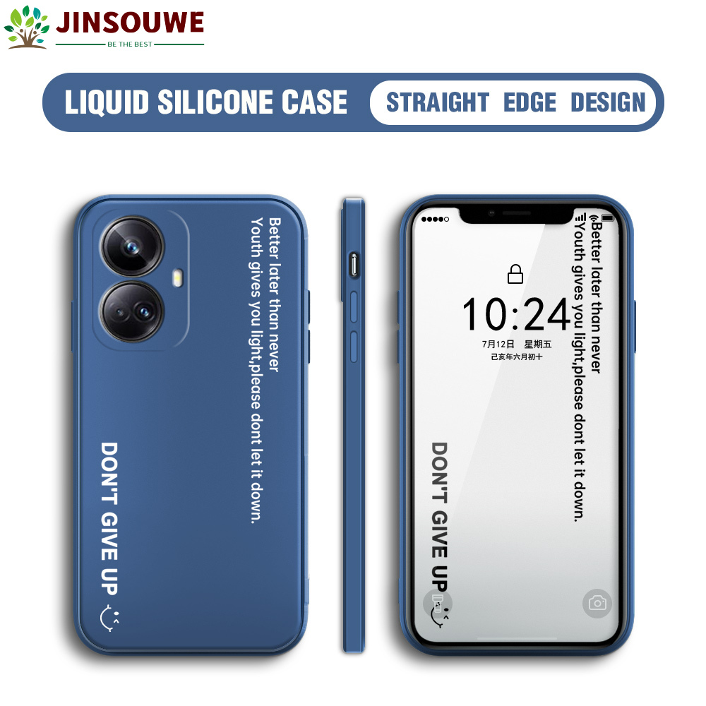 Cell vỏ điện thoại cho Realme 10 Pro cộng với 5g realm10pro + 5g vỏ điện thoại cho bé gái bé trai hoạt hình slogan tag Vỏ Silicone Camera bảo vệ