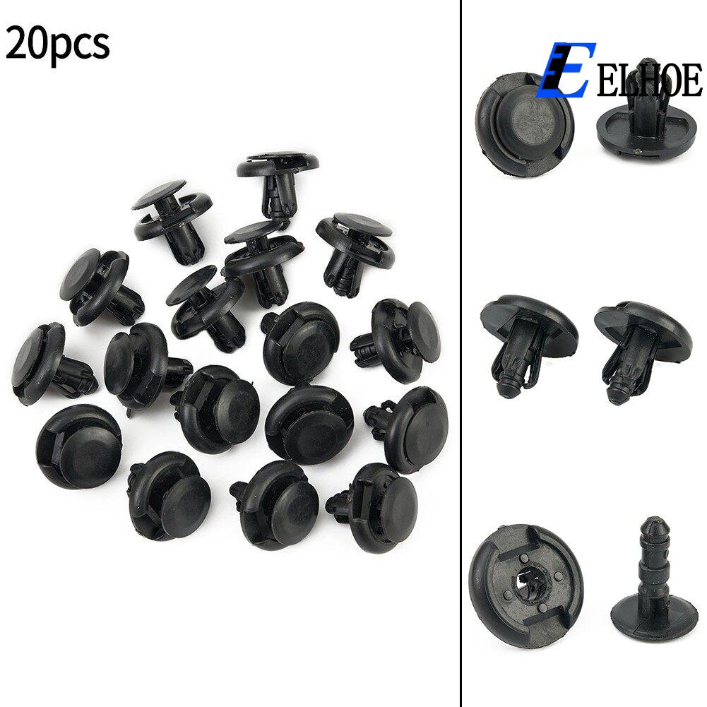 Trim Fastener Clips For Toyota Mazda Splash 20pcs 7mm Hole Kit Mudguard ราคา 59 บาท*ส่งฟรี