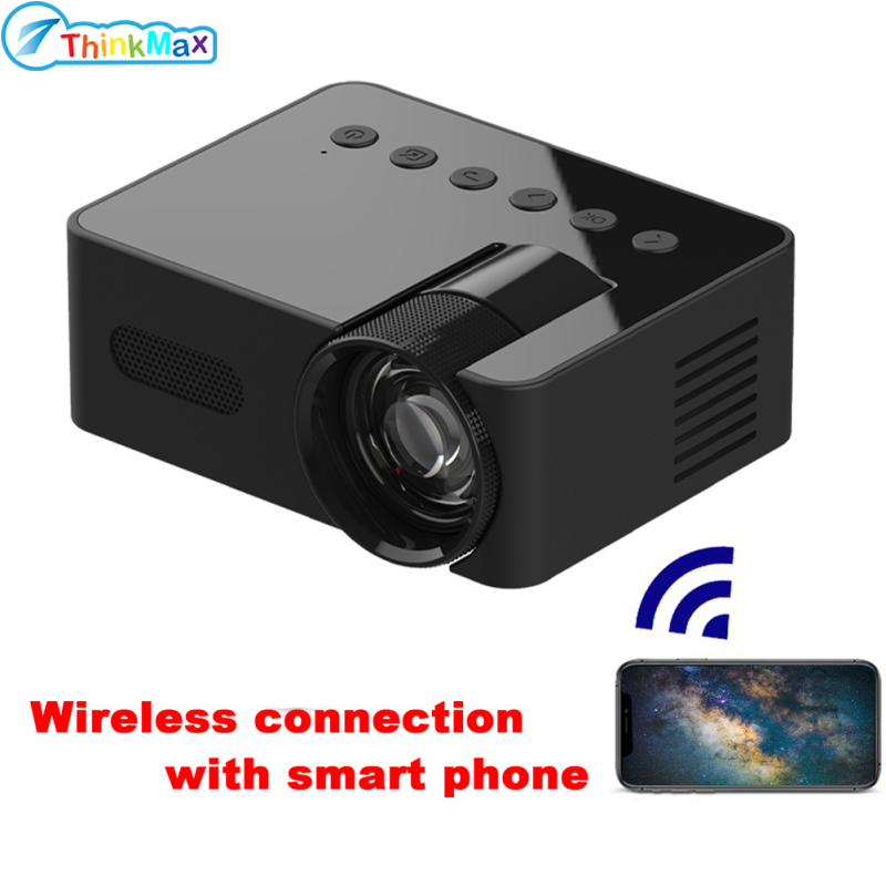 YT100 WiFi Portable Projector HD Mini Video Projector Home Video Smart Projectors For Phones Tablet Laptops Computer ราคา 885 บาท*ส่งฟรี