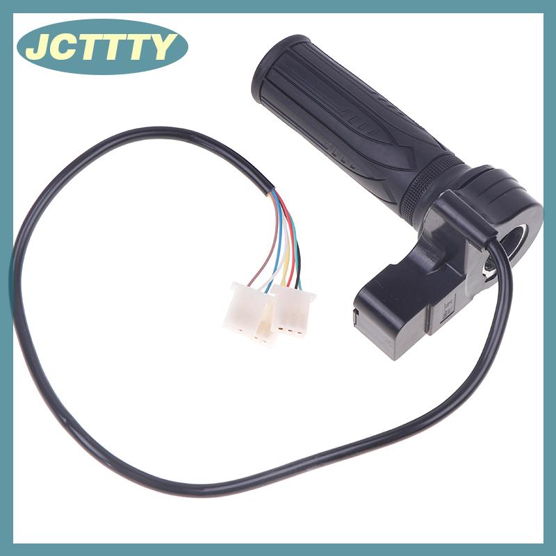 JCTTTY Ebike Xoắn ga điều khiển với đẩy về phía trước và đảo ngược Botton Xe đạp điện ga kiểm soát tốc độ xử lý Grip
