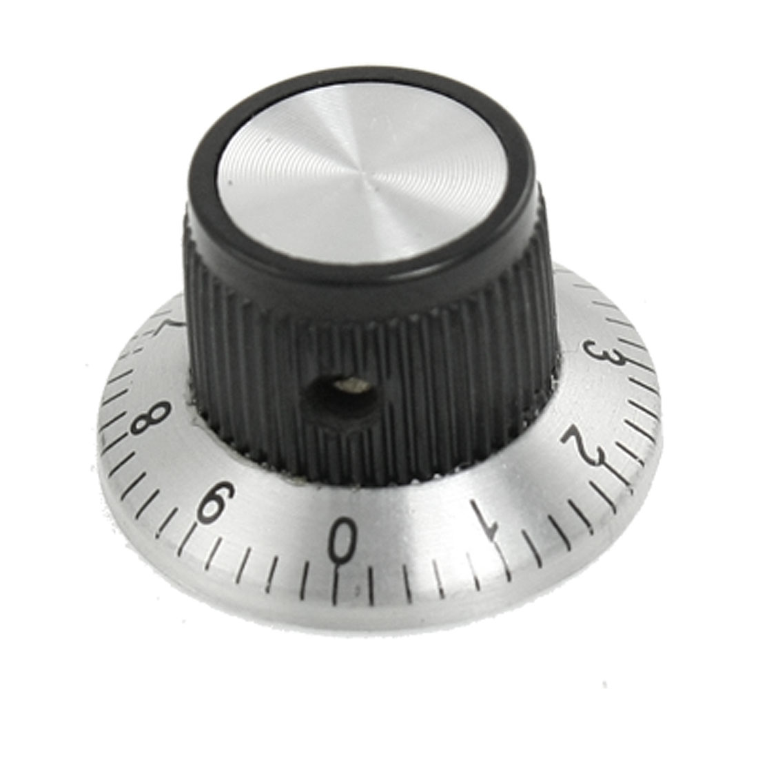 Nút Xoay 10 Vị Trí C3/K 37mm/27mm, Trục 6mm, 0-9 Khắc Độ, Kim Loại Bạc/Đen, Công Nghiệp, Bền Đẹp, Thế Giới Tech - Núm C3 37Mm 0-9