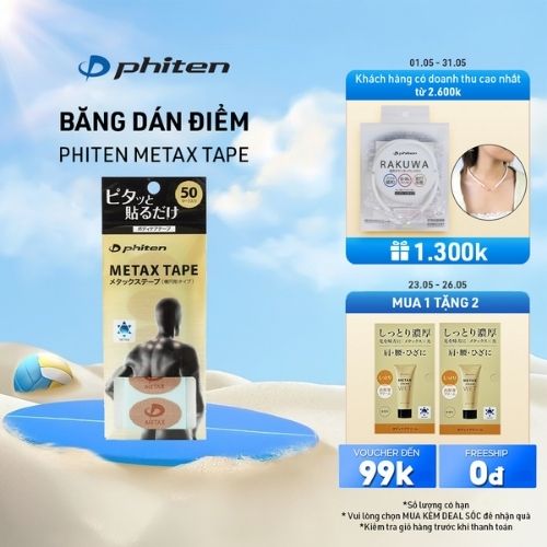 Băng Dán Điểm Phiten Metax Tape 50Pcs