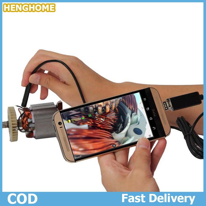 HENGHOME 3 trong 1 USB Type-C nội soi kiểm tra borescope 5.5 7 8 mét ống kính HD máy ảnh IP68