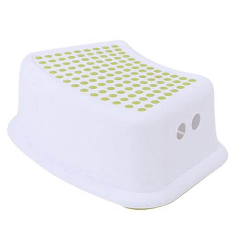 Plastic Non-Slip Chair Children's Stackable Step Stool Assistant Assistant Kitchen Bathroom Toilet Chair - 1