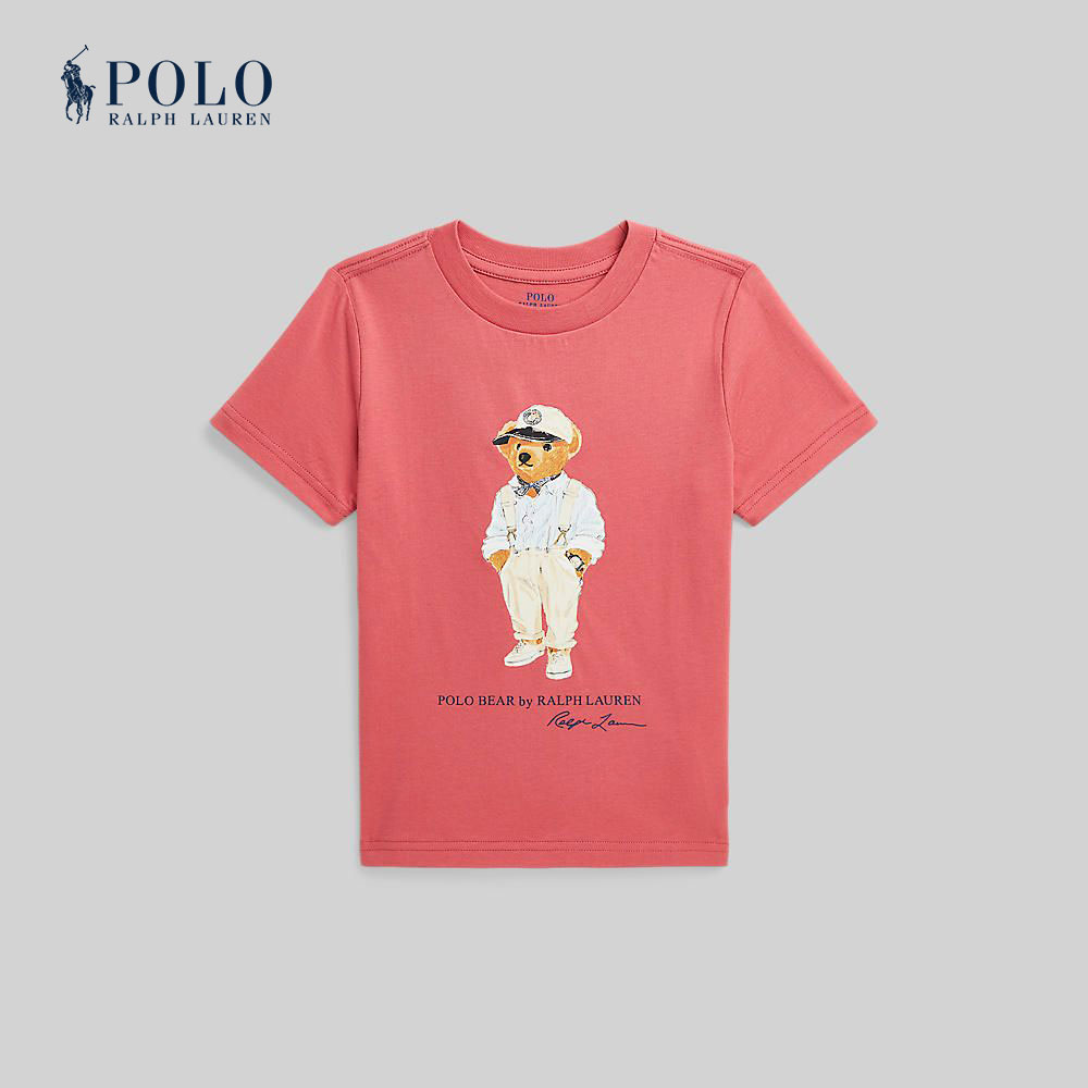 Polo Ralph Lauren Kids Boys Tee-Polo Bear Cotton Jersey Tee CWPOTSHB8020902 600 Red ราคา 3,900 บาท*ส่งฟรี
