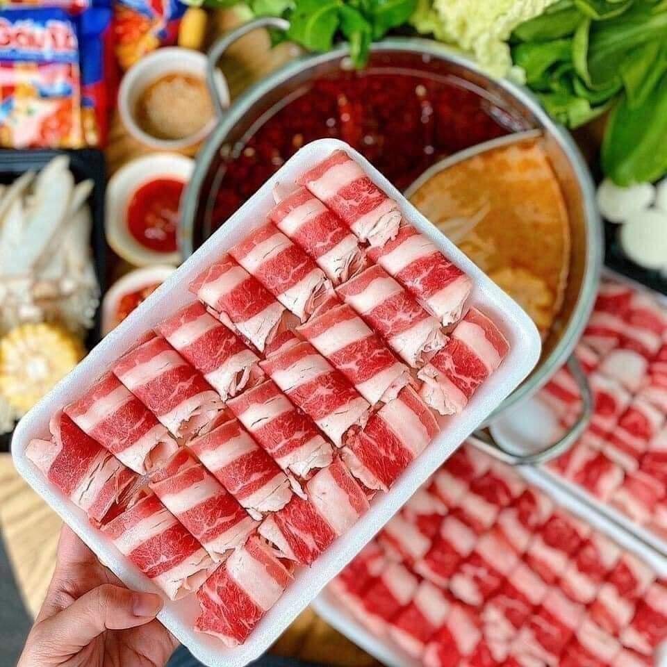 Ba chỉ bò Mỹ cuộn Kingfood 500g