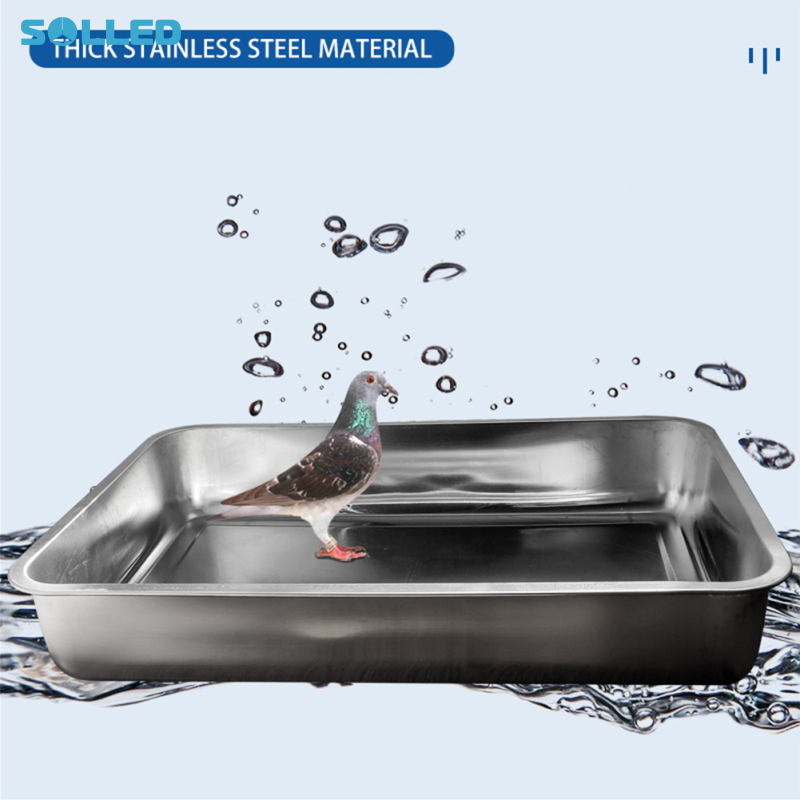Metal Cat Litter Box Cat Litter Box High Temperature Curled Edge Stainless Steel Bath Basin For Kitty Rabbit Big Cat ราคา 686 บาท*ส่งฟรี