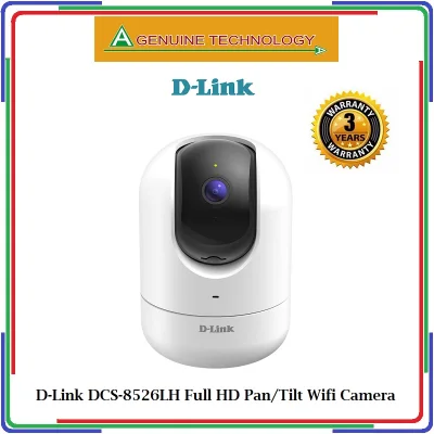 D-Link DCS-8526LH mydlink Full HD Pan & Tilt Wi-Fi Camera with AI-Based Person Detection, Full HD 1080p, Night Vision, Cloud or microSD Card Recording, Ethernet, Works with Alexa and Google Assistant