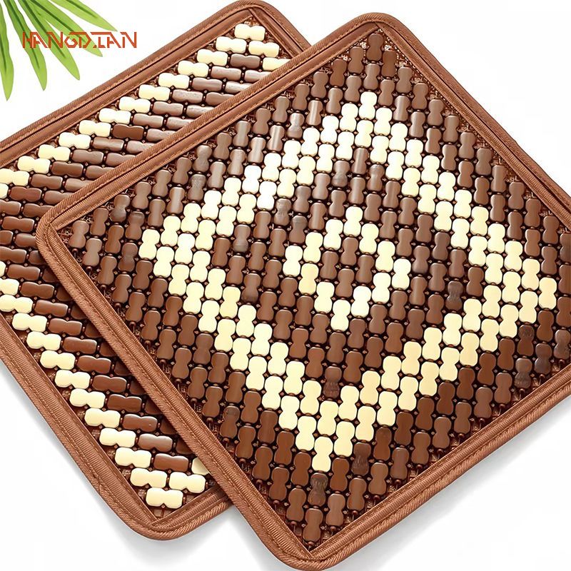 Summer mat cushion, office chair cushion, mahjong bamboo breathable car seat cushion, chair cooling cushion ราคา 183 บาท*ส่งฟรี
