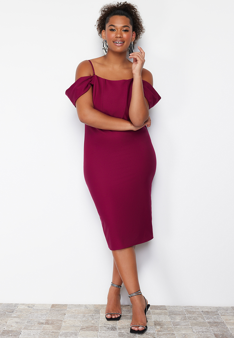 strapless open back dress Charlotte One Shoulder Dress – Augustine