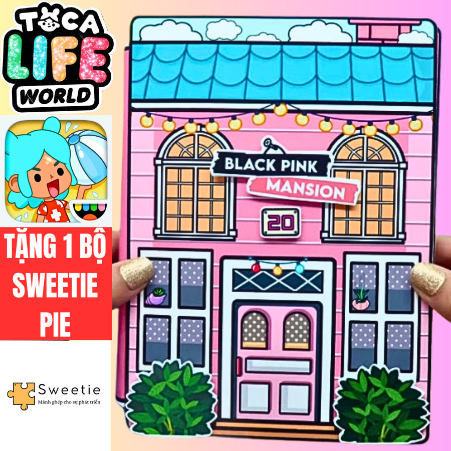 Đồ chơi bằng giấy cute đồ chơi Blackpink ngôi nhà của búp bê giấy