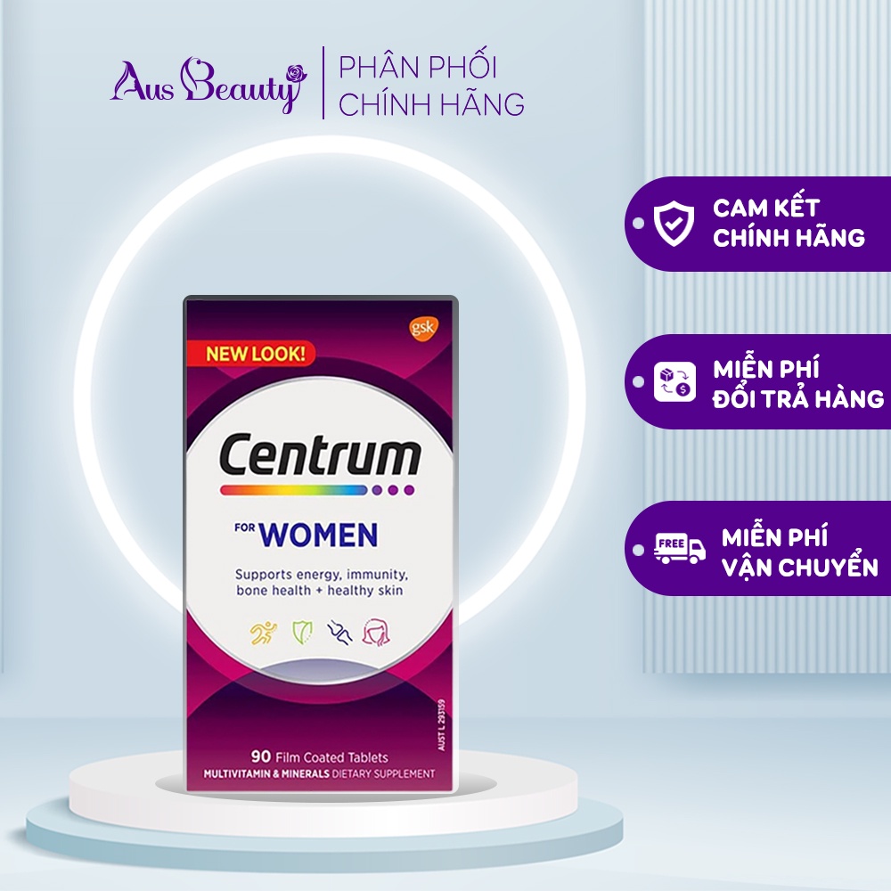 Vitamins For Women Centrum cho nữ dưới 50 tuổi 90 viên