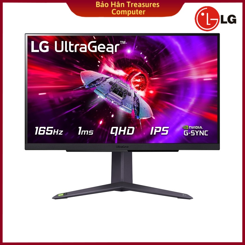 Màn Hình Gaming LG UltraGear 27GR75Q-B.ATV 27 Inch 2K QHD IPS 165Hz 1ms - Hàng Chính Hãng