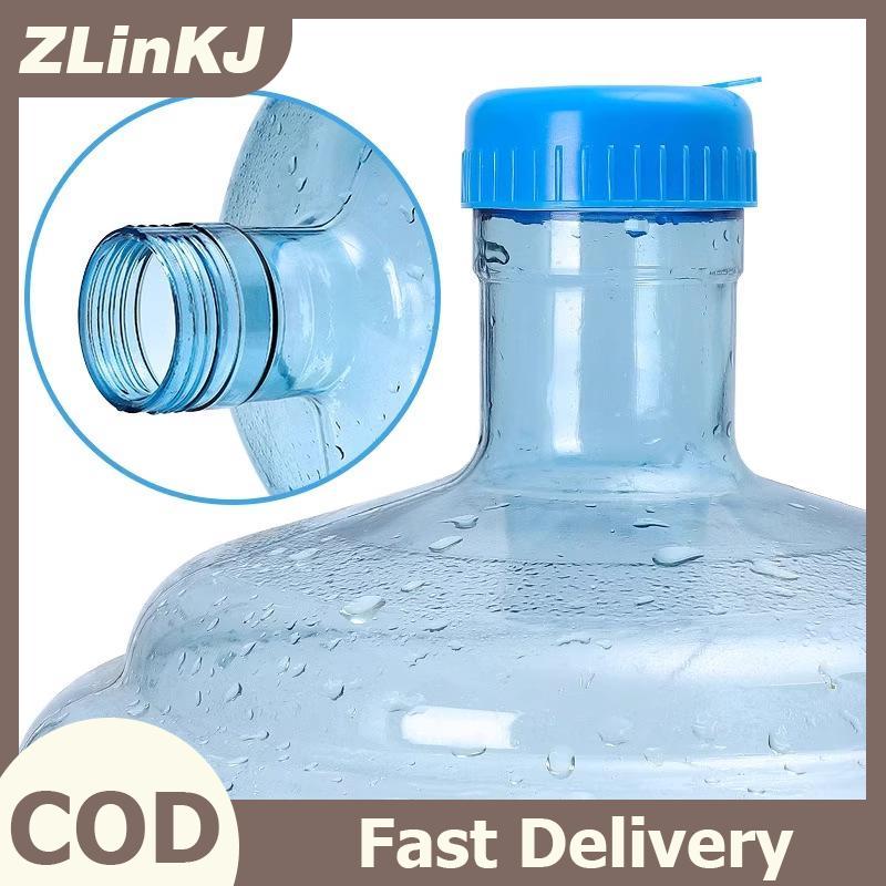 ZLinKJ Nước Jug có nắp đậy rò rỉ bằng chứng niêm phong Threaded bao gồm thay thế nước uống xô cap nhà barreled chai nước có nắp đậy