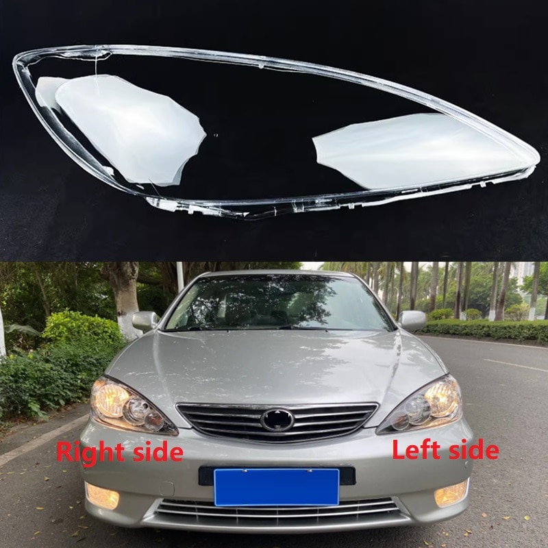Xe phía trước đèn pha ống kính vỏ đèn pha che chụp đèn thủy tinh trong suốt đèn pha bóng râm ánh sáng trường hợp đối với Toyota Camry 2005