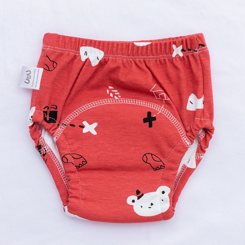 Potty Training Pants 6 Layers Kids Baby Underwear Toilet Cloth Diaper Pant Seluar Kencing Bayi Learning Pant