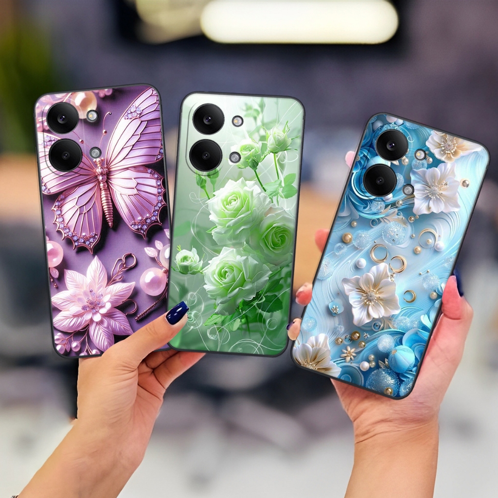 Ốp lưng cho Xiaomi REDMI TURBO 5 MAX in họa tiết hoa xinh,sang trọng