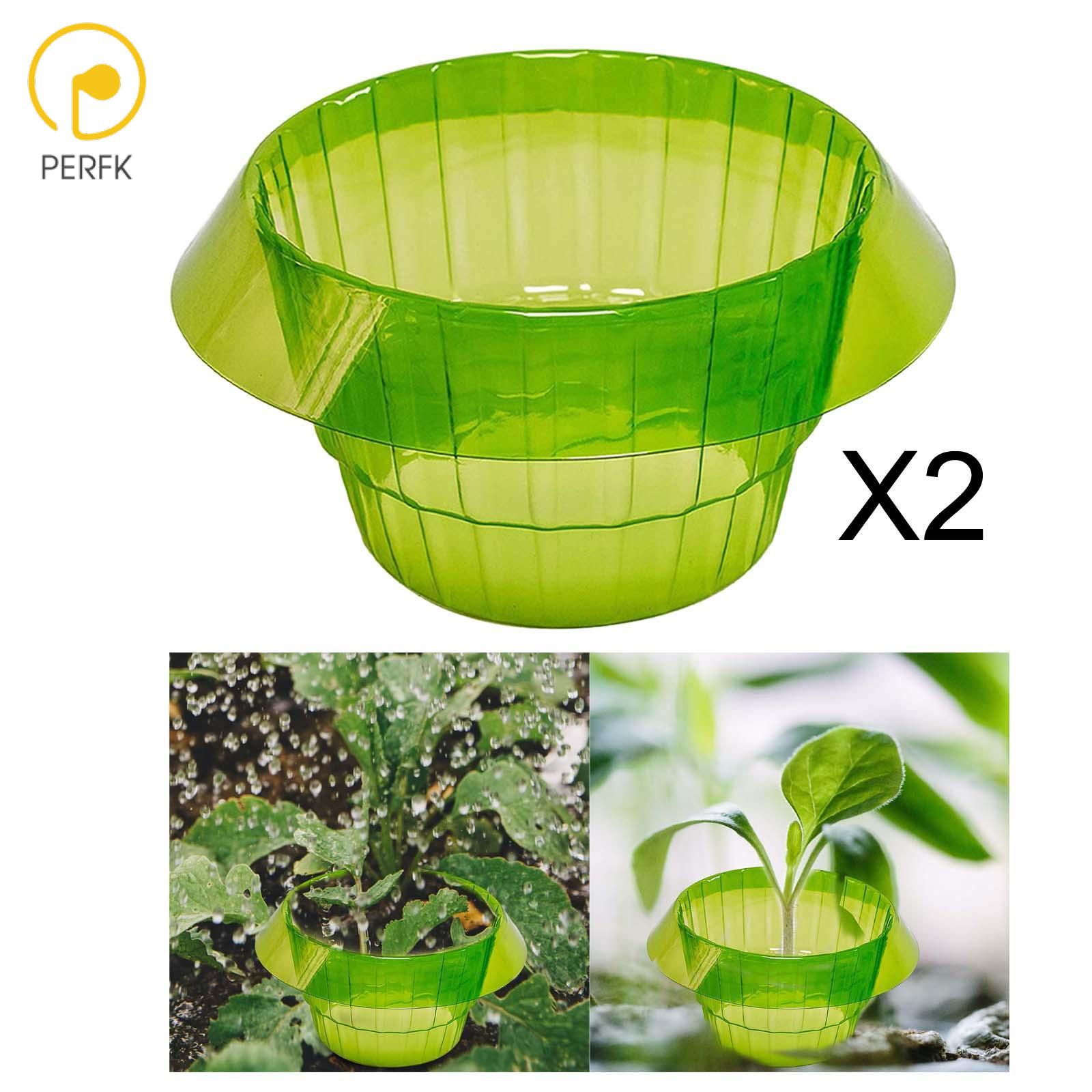 Perfk 1 Pair Easy to Use Clear Plant Covers for Outdoor Plants Vegetables Flowers - ยี่ห้อ Perfk ราคา 88 บาท*ส่งฟรี