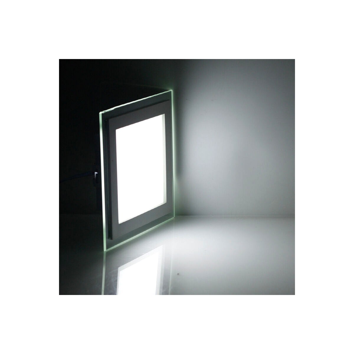 【Hot item】 Glass LED Panel Square High Brightness Recessed Ceiling Downlight For Living Room Mall Museum Lighting Decor 110V 220V