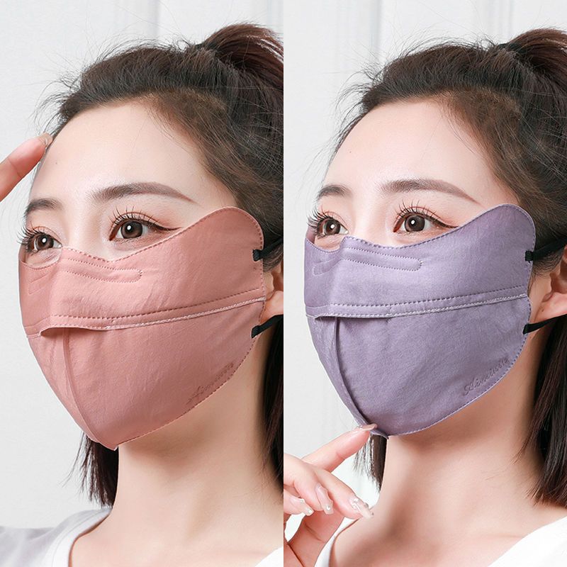 Mặt Nạ Phụ Nữ Mùa Hè Sương Mũi bảo vệ mắt Mặt Nạ Bông 3D Thời Trang Mùa Hè Hàn Quốc Mặt Nạ Mỏng Có Thể Giặt