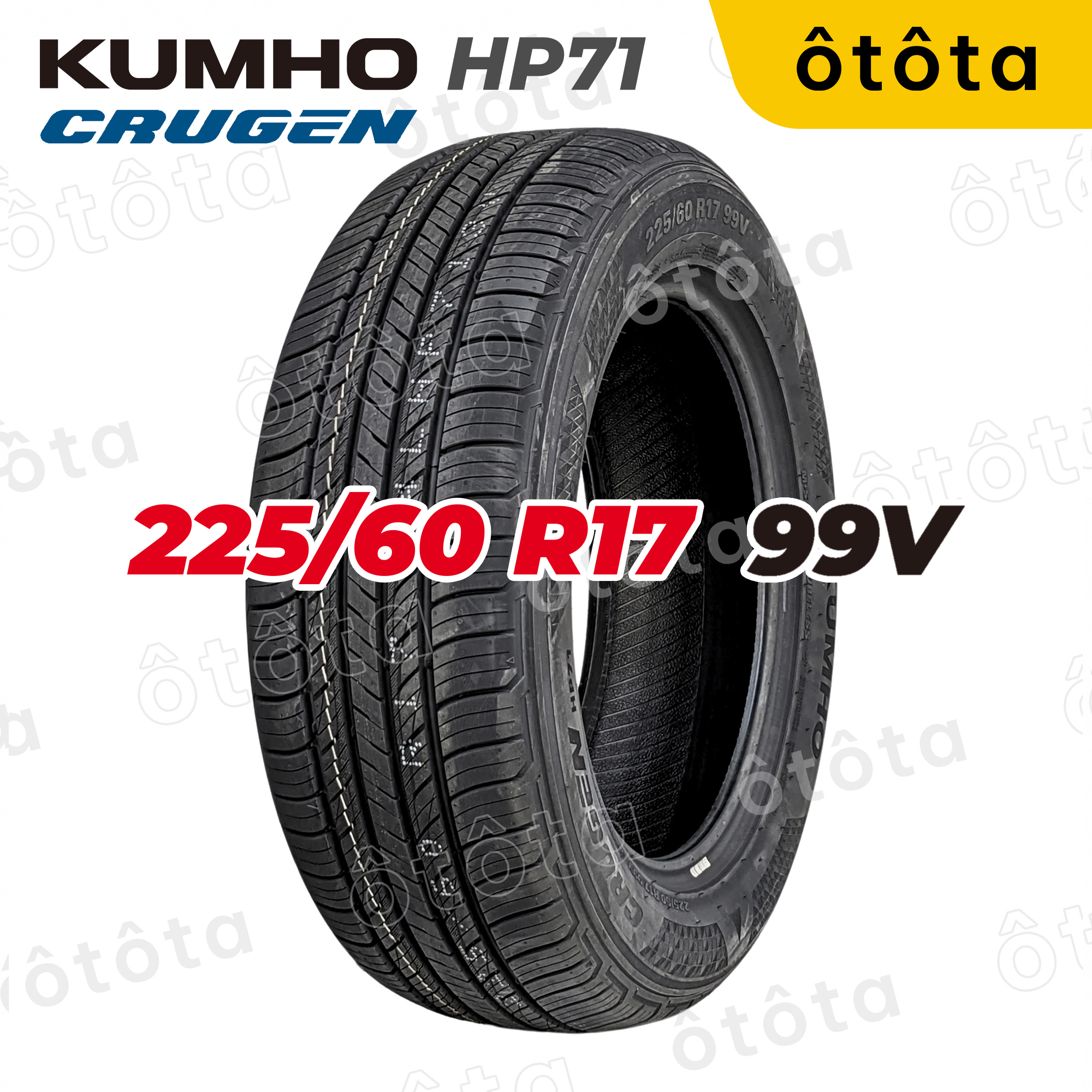 Lốp ô tô Kumho Crugen HP71 – 225/60 R17 04 99V – Chính Hãng BH 5 năm (225/60R17, 225 60 R17) Giá 4,005,191 Đồng*Miễn phí vận chuyển