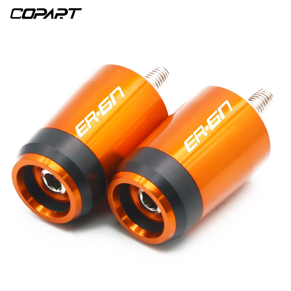 Xe Máy 22mm 7/8 \ "\" tay lái CNC tay cầm nắp bịt chuôi phích cắm cho KAWASAKI NINJA ER6N ER-6N ER 6N er6 N 650 tất cả các năm