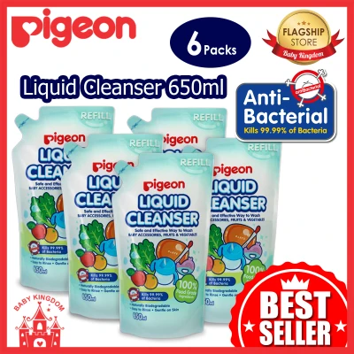 Pigeon Liquid Cleanser Refill (650ml) (6 packs) (Promo)